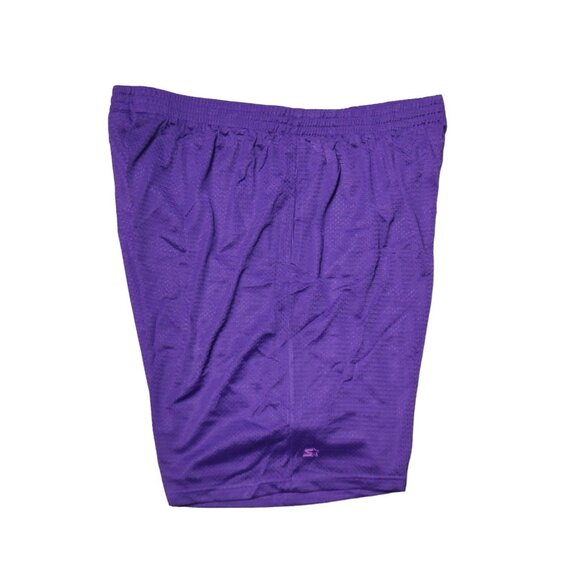 Set Of 2 Starter Mesh Basketball Shorts Men's Size 3XL Purple White Deadstock - Picture 14 of 16